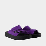 Sandales Etna - Veja - Cuir - Violet