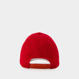 Casquette Signature - Courreges - Coton - Rouge