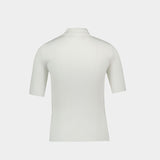 T-Shirt Reedition Jumper - Courreges - Coton - Blanc