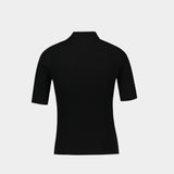 T-Shirt Reedition Jumper - Courreges - Coton - Noir