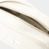 Sac À Bandoulière Reedition Camera - Courreges - Cuir - Gris