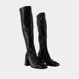Bottes Reedition Ac - Courreges - Cuir - Noir