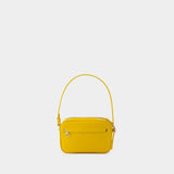 Sac Caméra Slim - Courreges - Cuir - Jaune