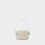 Sac Caméra Slim - Courreges - Cuir - Gris