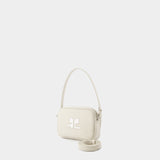 Sac Caméra Slim - Courreges - Cuir - Gris