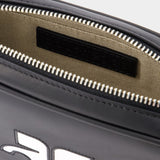 Sac Caméra Slim - Courreges - Cuir - Noir