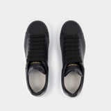 Sneakers Oversize - Alexander Mcqueen - Cuir - Noir/Blanc
