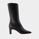 Bottes Elsa - Rouje - Cuir - Noir