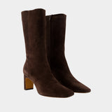 Bottines Elsa - Rouje - Cuir - Marron