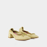 Escarpins Nicoise - Rouje - Cuir - Beige