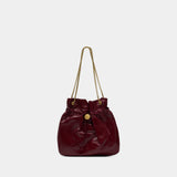 Sac À Bandoulière Artiste - Rouje - Cuir - Bordeaux