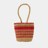 Sac À Main Martino - Rouje - Raphia - Beige