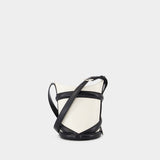 Sac Hobo The Curve - Alexander Mcqueen - Cuir -Blanc