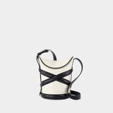 Sac Hobo The Curve - Alexander Mcqueen - Cuir -Blanc