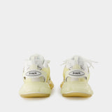 Sneakers Track Clearsole en Toile Blanche
