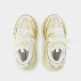 Sneakers Track Clearsole en Toile Blanche