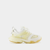 Sneakers Track Clearsole en Toile Blanche