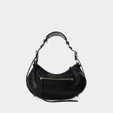 Sac Le Cagole S en Cuir Noir