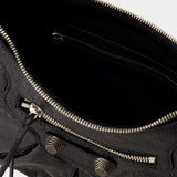 Sac Le Cagole S en Cuir Noir