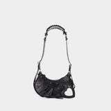 Sac Porté Épaule Le Cagole XS - Balenciaga - Cuir - Noir