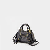 Sac Neo Classique City Mini - Balenciaga - Cuir - Noir