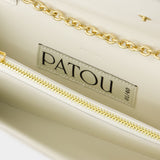 Wallet On Chain - PATOU - Cuir - Blanc