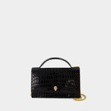 Sac À Bandoulière medium Skull - Alexander McQueen - Cuir - Noir
