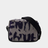 Sac À Bandoulière Camera - Alexander McQueen - Denim - Bleu