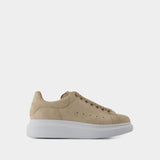 Sneakers Oversized - Alexander McQueen - Cuir - Beige