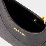 Sac À Main Mini Cross Bar - Alexander McQueen - Cuir - Noir/Doré