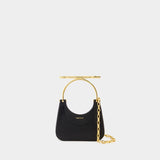 Sac À Main Mini Cross Bar - Alexander McQueen - Cuir - Noir/Doré