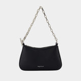 Sac À Main T Bar Mini - Alexander McQueen - Cuir - Noir