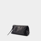 Cabas Grocery Bag - AMI Paris - Cuir - Noir
