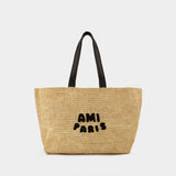 Cabas - AMI Paris - Raphia - Neutre
