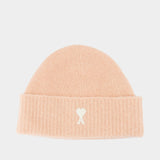 Bonnet Adc - AMI Paris - Laine - Beige
