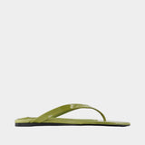 Sandales Pointed Toe - AMI Paris - Cuir - Vert