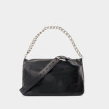 Sac Porté Épaule Bb Soft Flap L - Balenciaga - Cuir - Noir