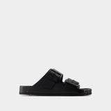 Sandales Sunday - Balenciaga - Cuir - Noir