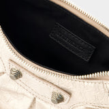 Sac À Bandoulière Le Cagole Sho Xs - Balenciaga - Cuir - Beige