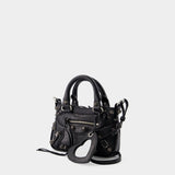 Sac À Bandoulière Neo Cagole Tote Mini - Balenciaga - Cuir - Noir