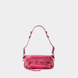Sac À Bandoulière Le Cagole Sling Xs - Balenciaga - Cuir - Rose
