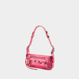 Sac À Bandoulière Le Cagole Sling Xs - Balenciaga - Cuir - Rose