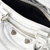 Sac À Bandoulière Neo Cagole Tote Mini - Balenciaga - Cuir - Argenté