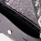 Sac Porté Épaule Le Cago Sling Xs - Balenciaga - Cuir - Gris