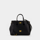 Sac À Main Bel Air Carry All Small - Balenciaga - Cuir - Noir