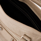 Sac À Main Le City Small - Balenciaga - Cuir - Beige