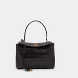 Sac À Main Rodeo Top Handle Small - Balenciaga - Cuir - Marron