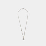 Collier Nano Thin - Balenciaga - Métal - Argenté