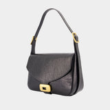 Sac Porté Épaule Clicca M - Balenciaga - Cuir - Noir