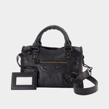 Sac À Main Le City Mini - Balenciaga - Cuir - Noir